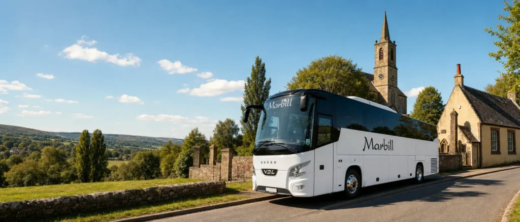 Marbill coach in Dreghorn, North Ayrshire